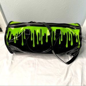 Dolls Kill Slime Time Patent Weekender Bag